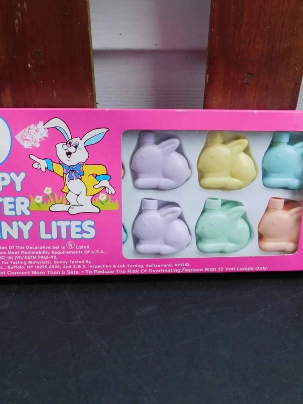 Easter Pastel Bunny Rabbit String Lights Holiday Light Covers